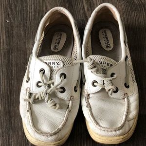 White Sperrys